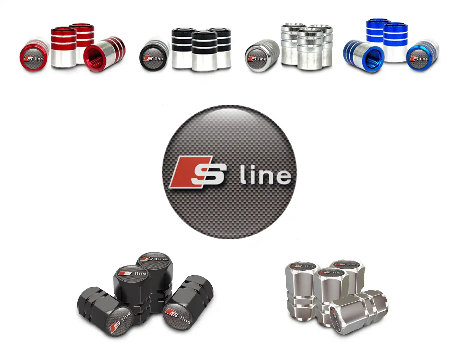 Valve Caps for Cars High-End Design